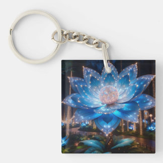 an enchanting flower keychain