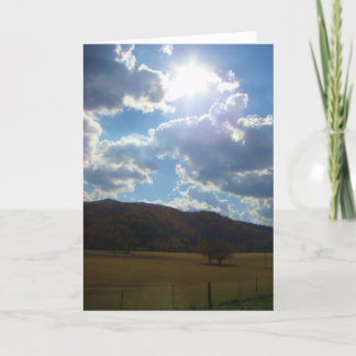 An encouragement card