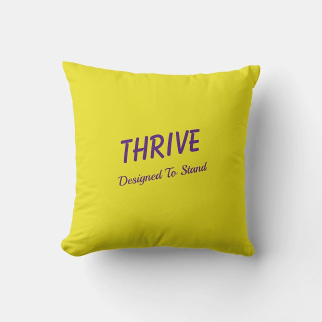 An Encouraging Throw Pillow (Front)