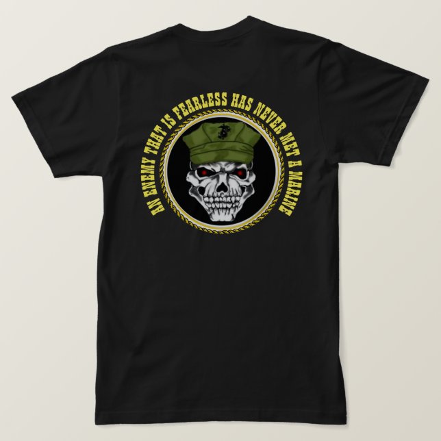 AN ENEMY THAT IS FEARLESS  T-Shirt (Design Back)