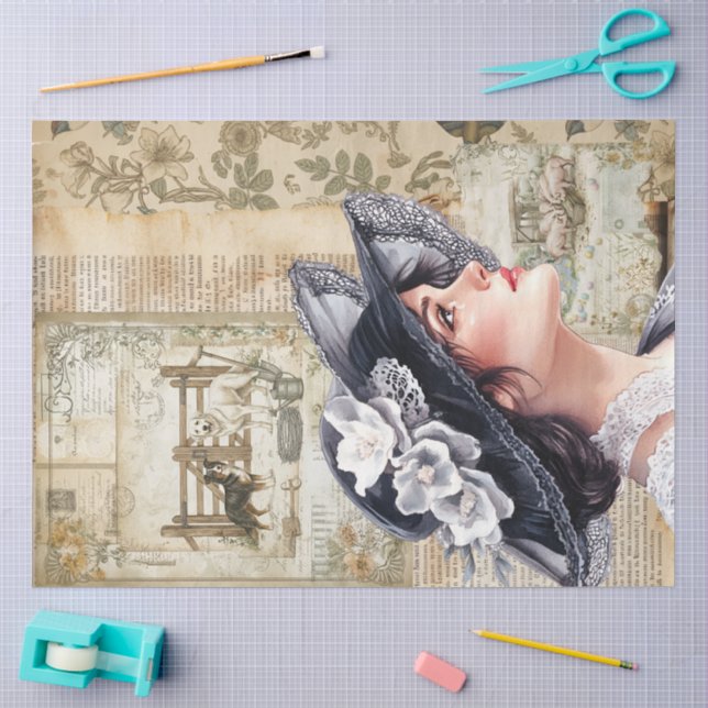 An Ephemera Easter Series Design #17 Tissue Paper (Craft)