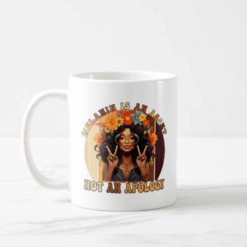An Et Not An Apology African Amerian Black Queen   Coffee Mug