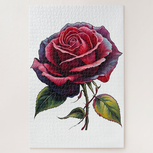 An eternal rose jigsaw puzzle (Vertical)