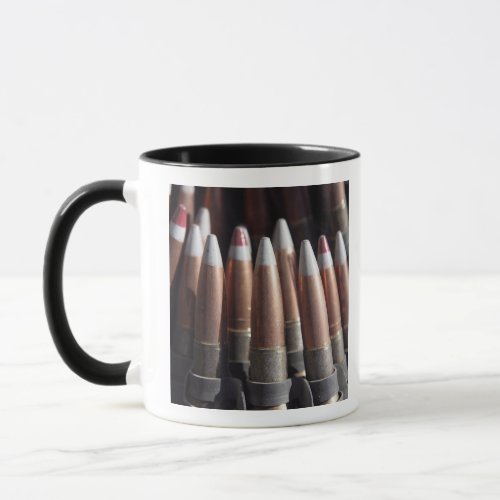 An even mix of four ball rounds to one tracer mug