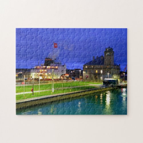 An Evening at Soo Locks 252 Piece Jigsaw Puzzle