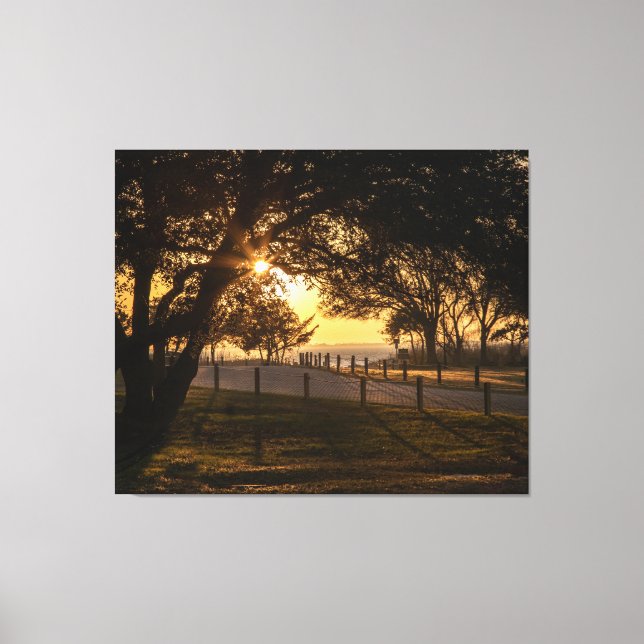 An Evening At Whalehead Canvas Print (Front)