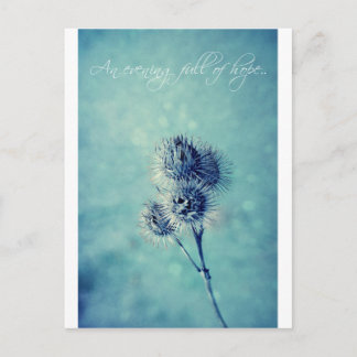 An evening full of hope.. postcard
