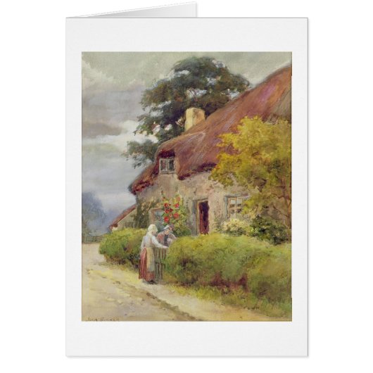 An evening gossip cards (Front)