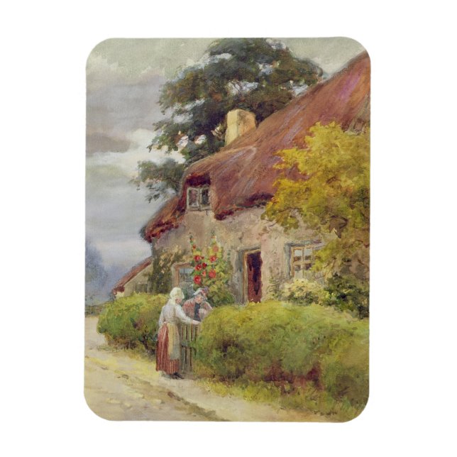 An evening gossip magnet (Vertical)