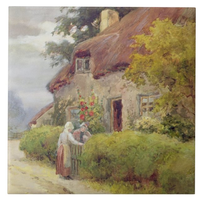 An evening gossip tile (Front)