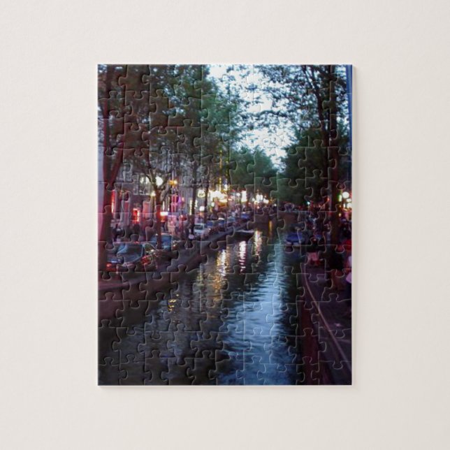 An evening in Amsterdam Jigsaw Puzzle (Vertical)