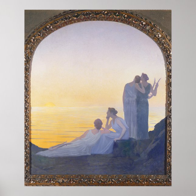 An Evening in Old Times, 1908 Poster (Front)