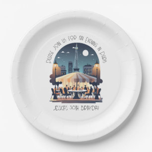 An Evening In Paris Paper Plates