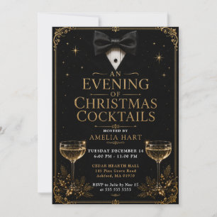 An Evening of Christmas Cocktails Invitation