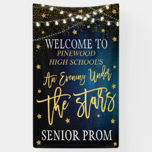 An Evening Under the Stars Dance Prom Banner