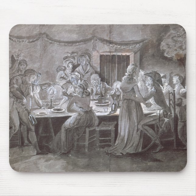 An Evening Wedding Meal Mouse Pad (Front)