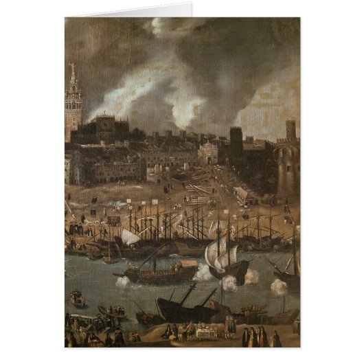 An Expedition Setting out from Seville for Cards (Front)