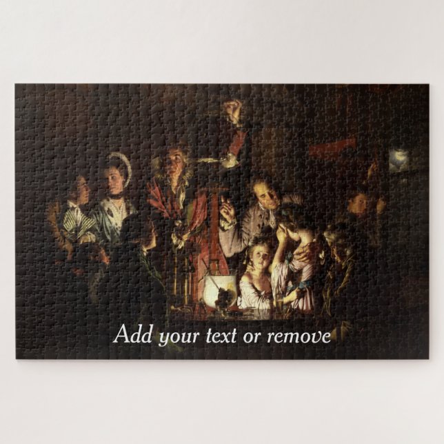 "An Experiment on a Bird in an Air Pump", 1768, Jigsaw Puzzle (Horizontal)