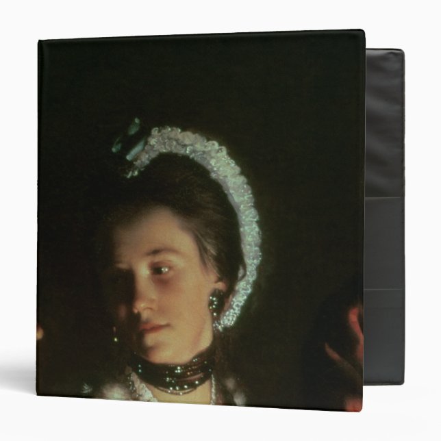 An Experiment on a Bird in the Air Pump, 1768 Binder (Front/Inside)