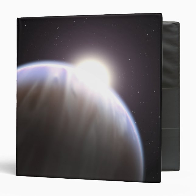 An extrasolar planet with its parent star 3 ring binder (Front/Inside)