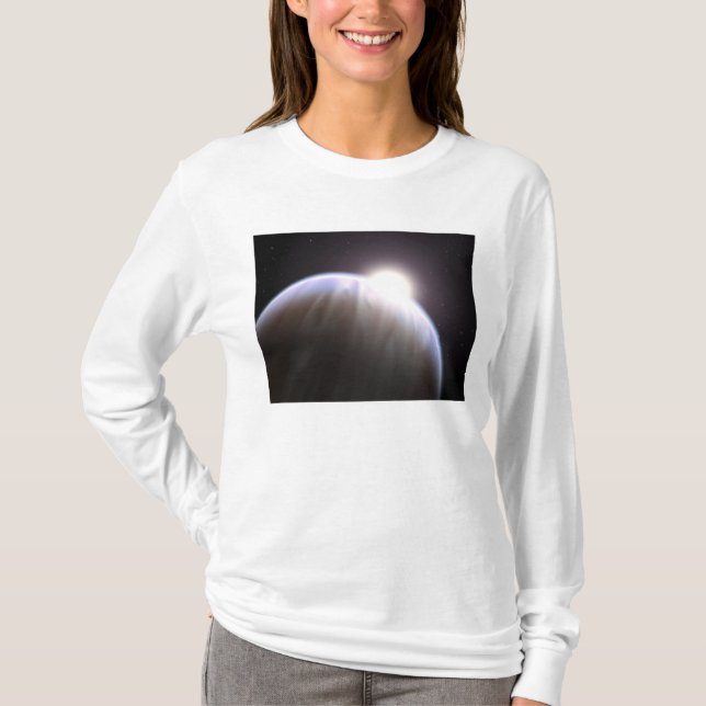 An extrasolar planet with its parent star T-Shirt (Front)