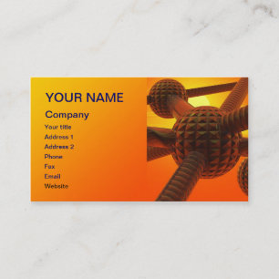 An eye catching futuristic design business card