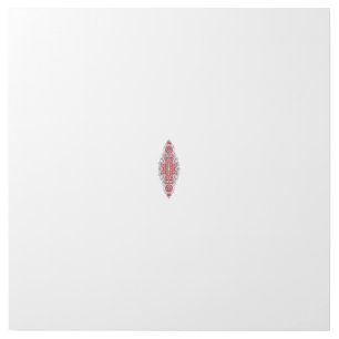 An eye-catching red and black motif on a white ba Gallery Wrap