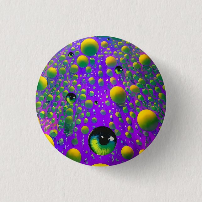 An Eyefull - Ken Gage Surreal Art Button (Front)