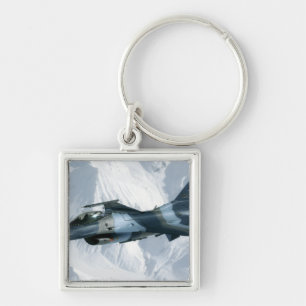 An F-16 Aggressor Keychain