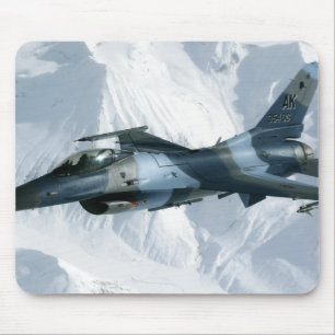 An F-16 Aggressor Mouse Pad