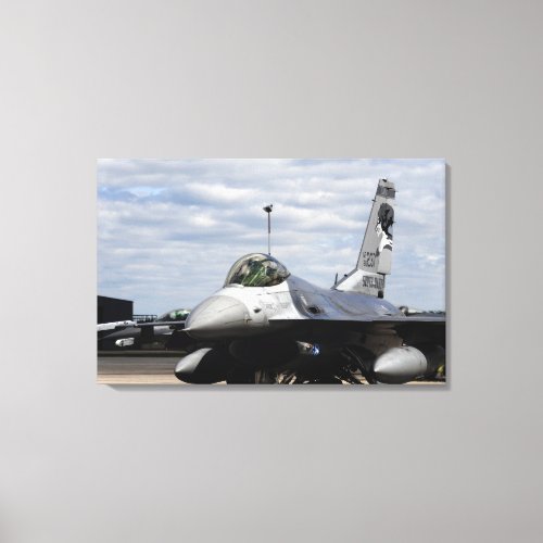 An F_16 Fighting Falcon Canvas Print