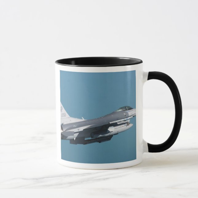 An F-16 Fighting Falcon in flight Mug (Right)