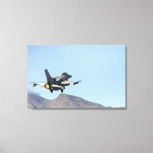An F-16E from the United Arab Emirates Canvas Print