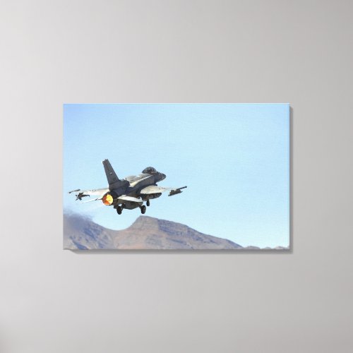 An F_16E from the United Arab Emirates Canvas Print