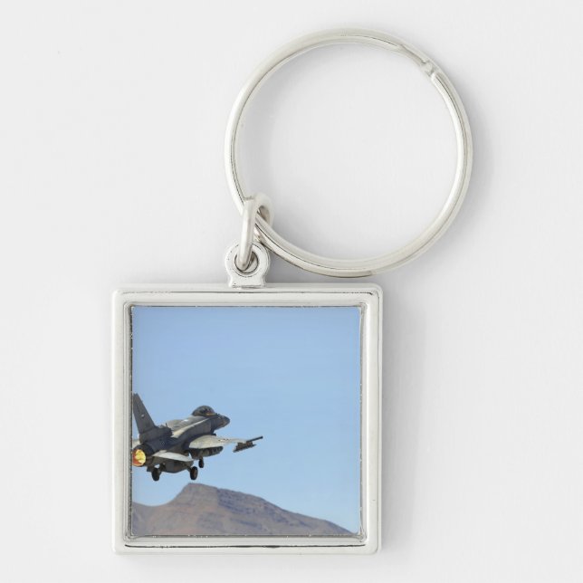 An F-16E from the United Arab Emirates Keychain (Front)