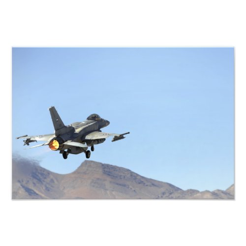 An F_16E from the United Arab Emirates Photo Print