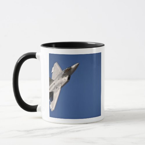 An F_22 Raptor aircraft Mug