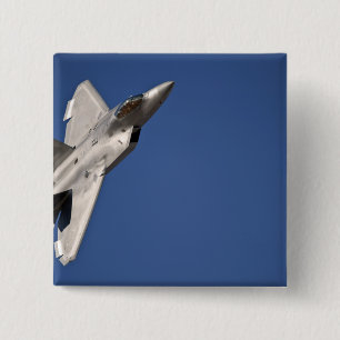 An F-22 Raptor aircraft Pinback Button