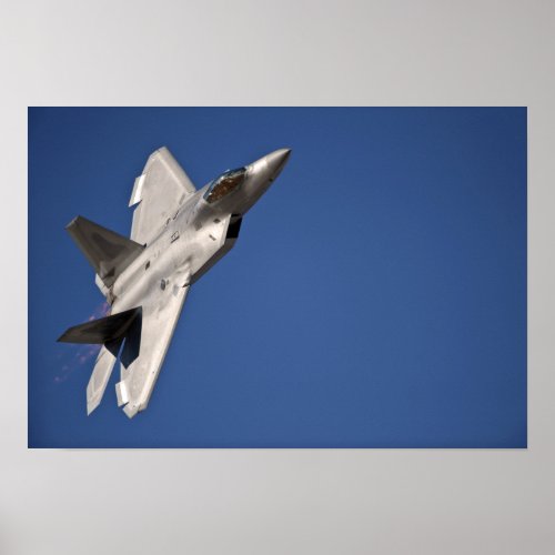 An F_22 Raptor aircraft Poster