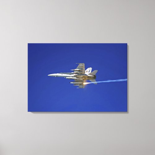 An FA_18C Hornet Canvas Print