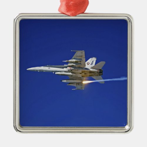 An FA_18C Hornet Metal Ornament