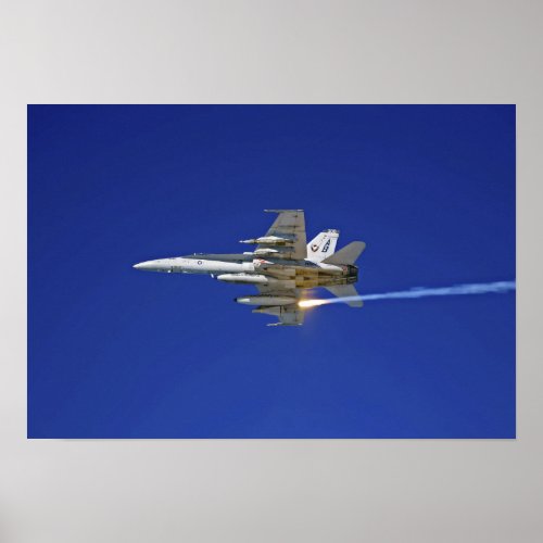 An FA_18C Hornet Poster