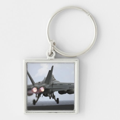 An FA_18E Super Hornet launches Keychain