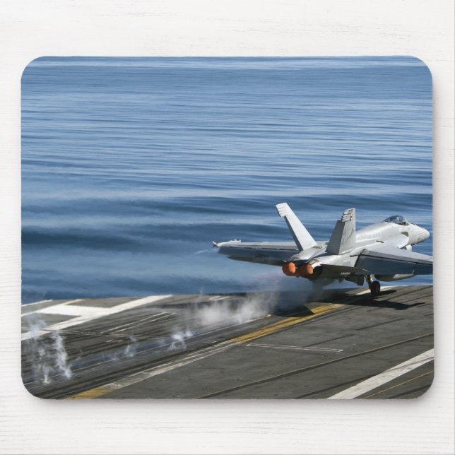 An F/A-18E Super Hornet Mouse Pad (Front)