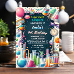 An Fun Lab Kids Geek Nerd Mad Science 9th Birthday Invitation<br><div class="desc">Unleash the excitement with our "Fun Lab Kids Geek Nerd Mad Science 9th Birthday Invitation"! This dynamic and colorful design is perfect for young science lovers, setting the tone for an adventurous and educational celebration. Your guests will be thrilled to dive into a world of experiments and discoveries. Make your...</div>
