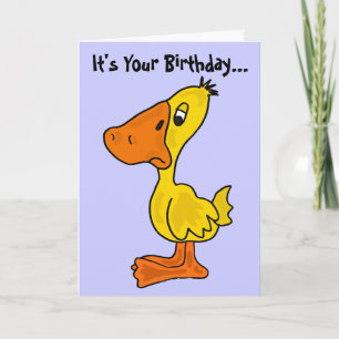 AN- Funny Ducky Birthday Card