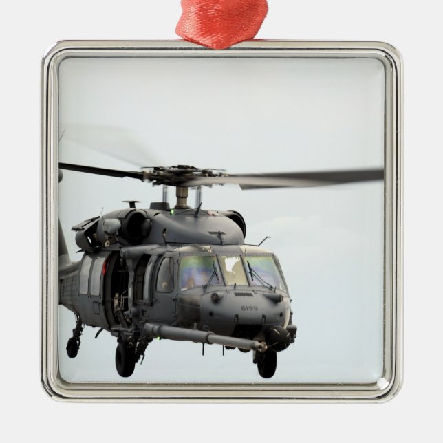 An HH-60 Pave Hawk helicopter Metal Ornament (Front)