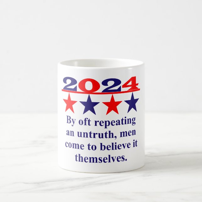 An Honest Man Can Feel No Pleasure - Political Quo Coffee Mug (Center)