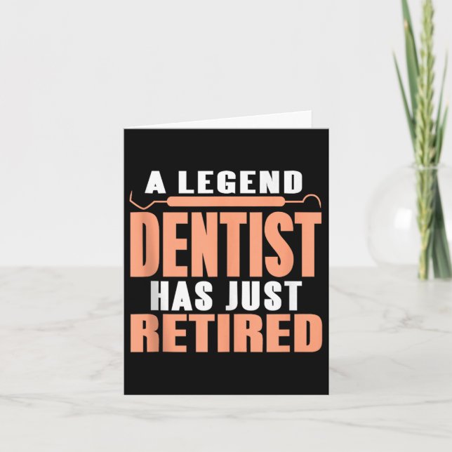 An Iconic Dentist Has Just Retired Quote Tank Top  Card (Front)