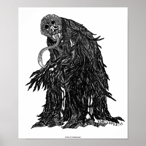 An Ill Wind Blows  Gravedigger  Root Monster Poster